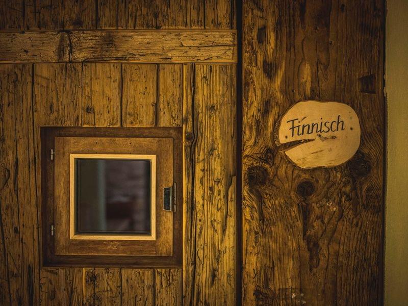 Die Finnische Sauna im Wellnessbereich Alphotel Hirschegg